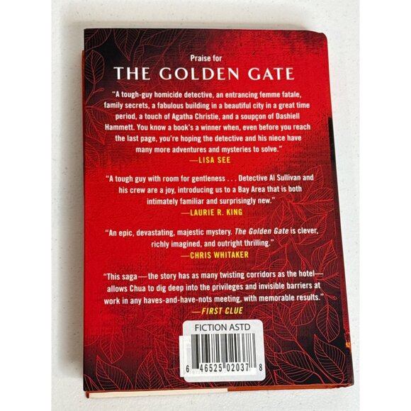 The Golden Gate Book Historical Fiction Mystery Thrillers Novel Amy Chua - Picture 5 of 5